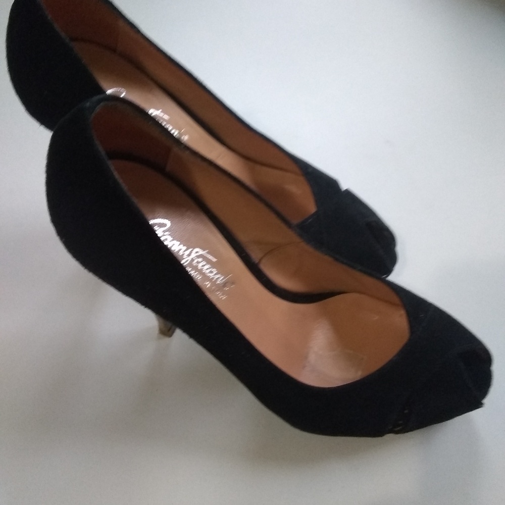 Gianni Ferrante black heels platform